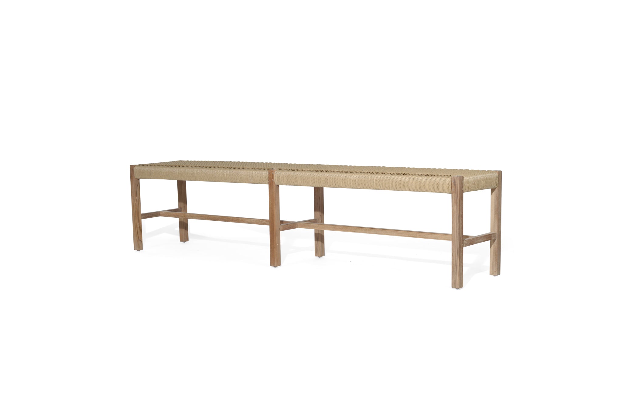 Sabai Woven Bench Close Weave  200cm - Sand