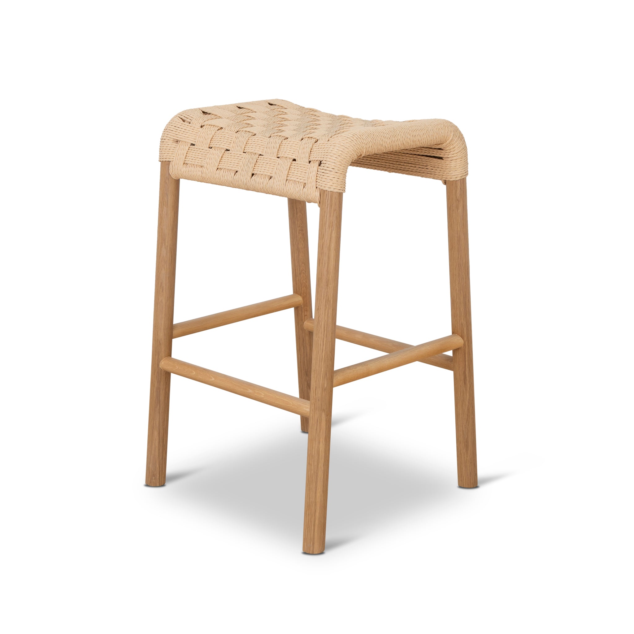 Easton 65cm Bar Stool - Natural