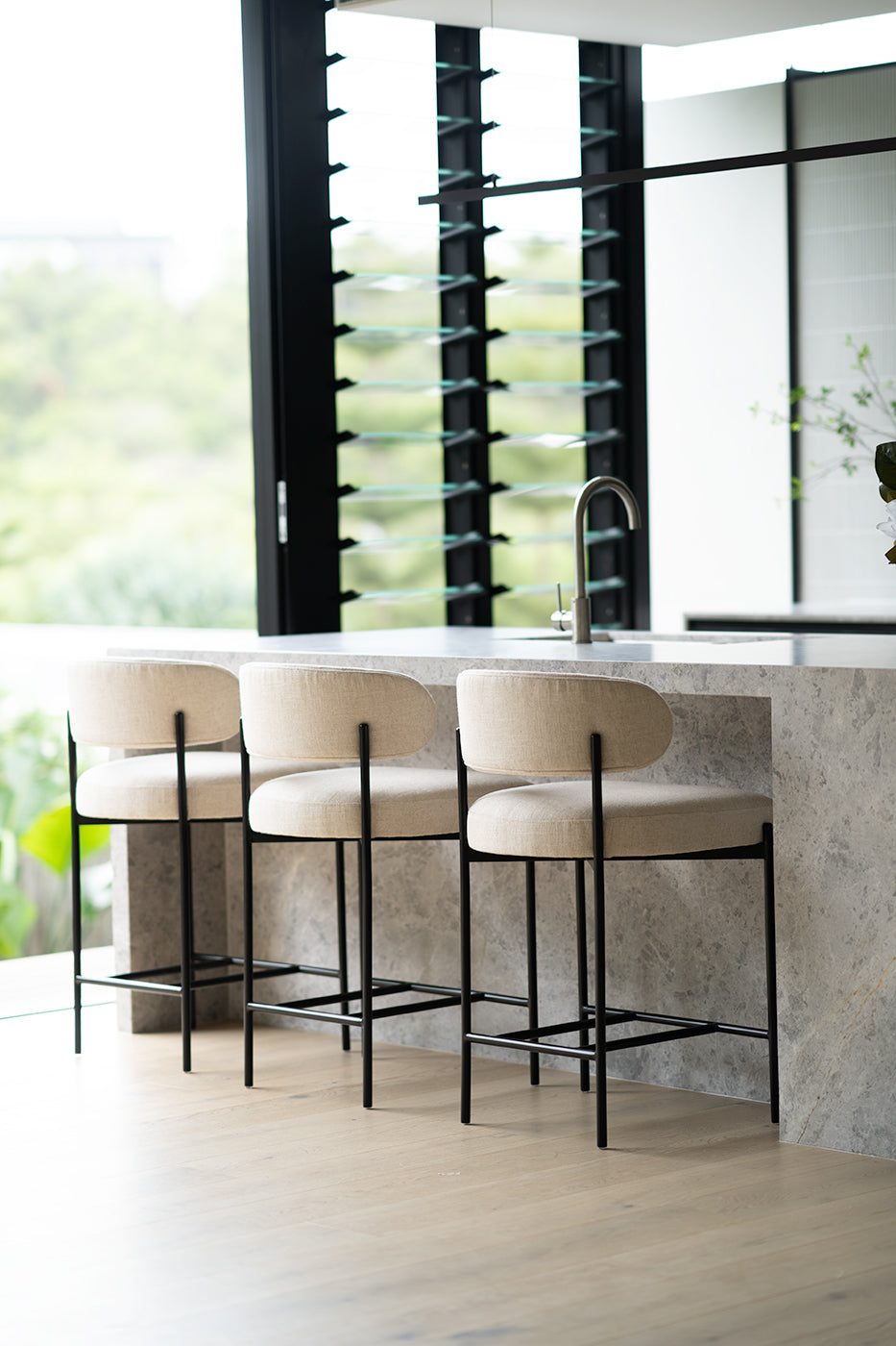 Soho Counter Stool - Linen