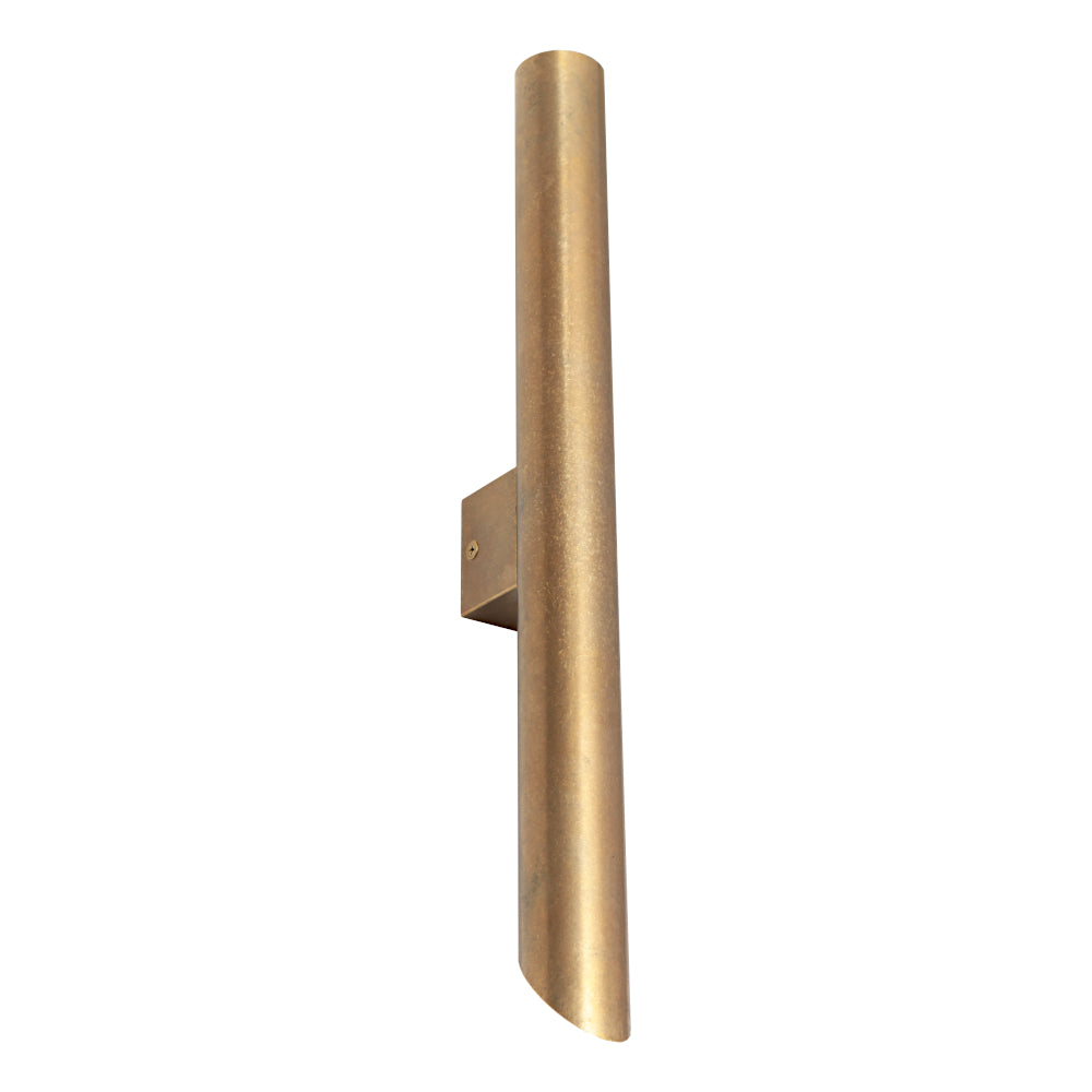 Tisha Led Exterior Wall Light - Aged Brass