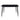 Fiore 120x70cm Sintered Stone Top Dining Table - Black Marble