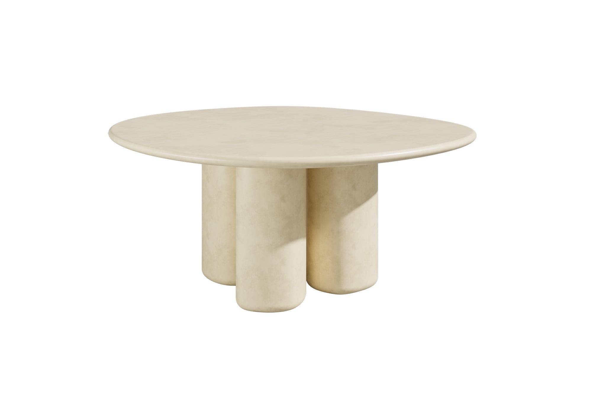 Terra Outdoor Organic Round Dining Table - Off White