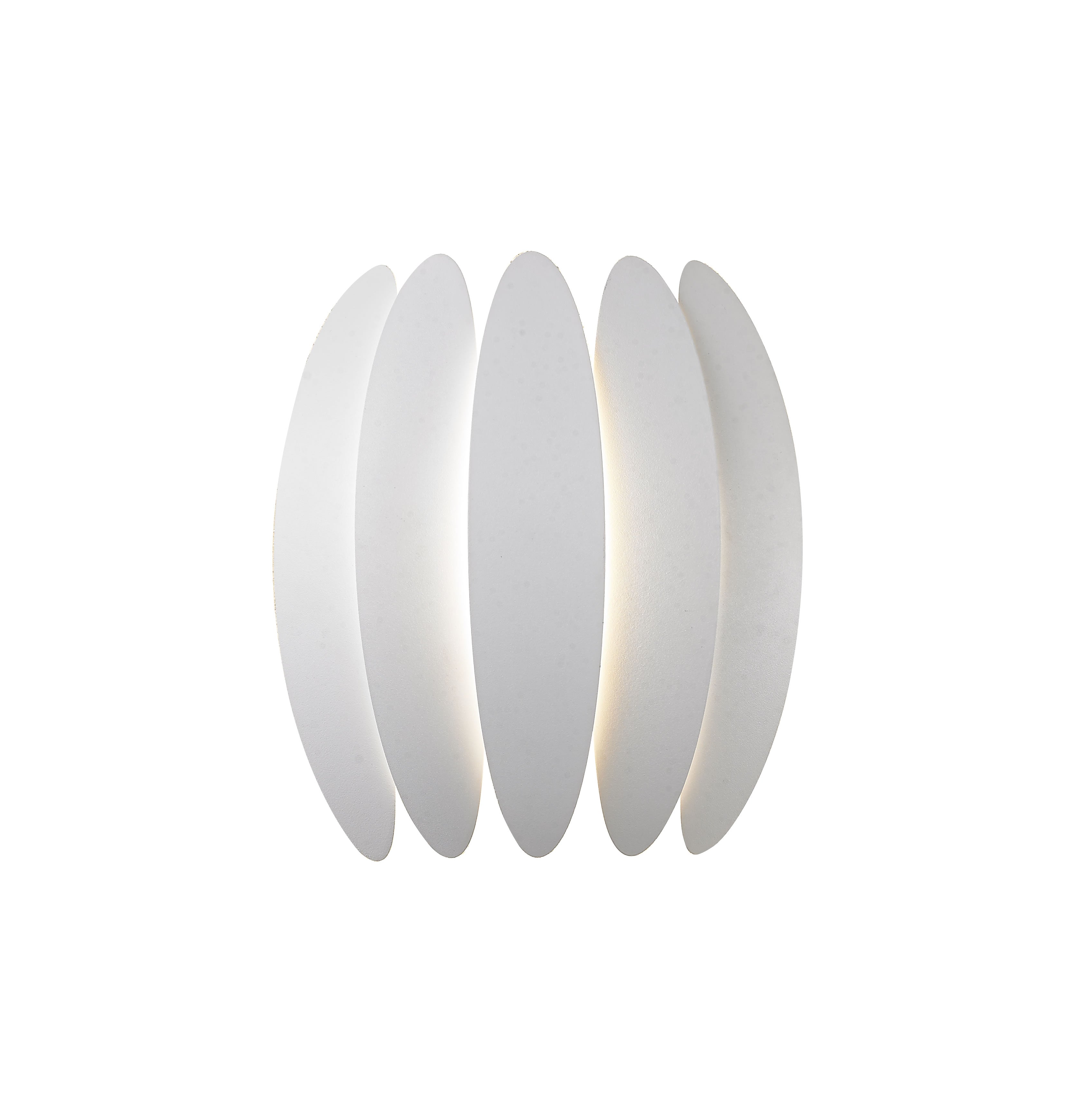 Wall Int City S/M 17W Curved White Dim Tri 3K/4K/5.7K 615 Lm