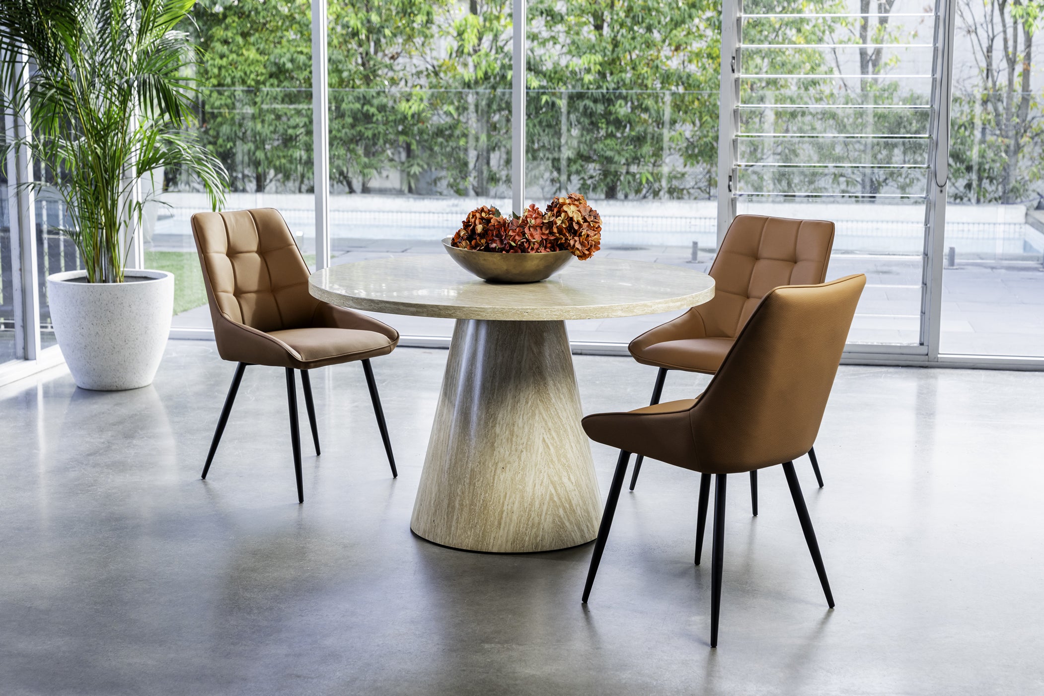 Ronan Dining Chair - Tan (Set of 4)