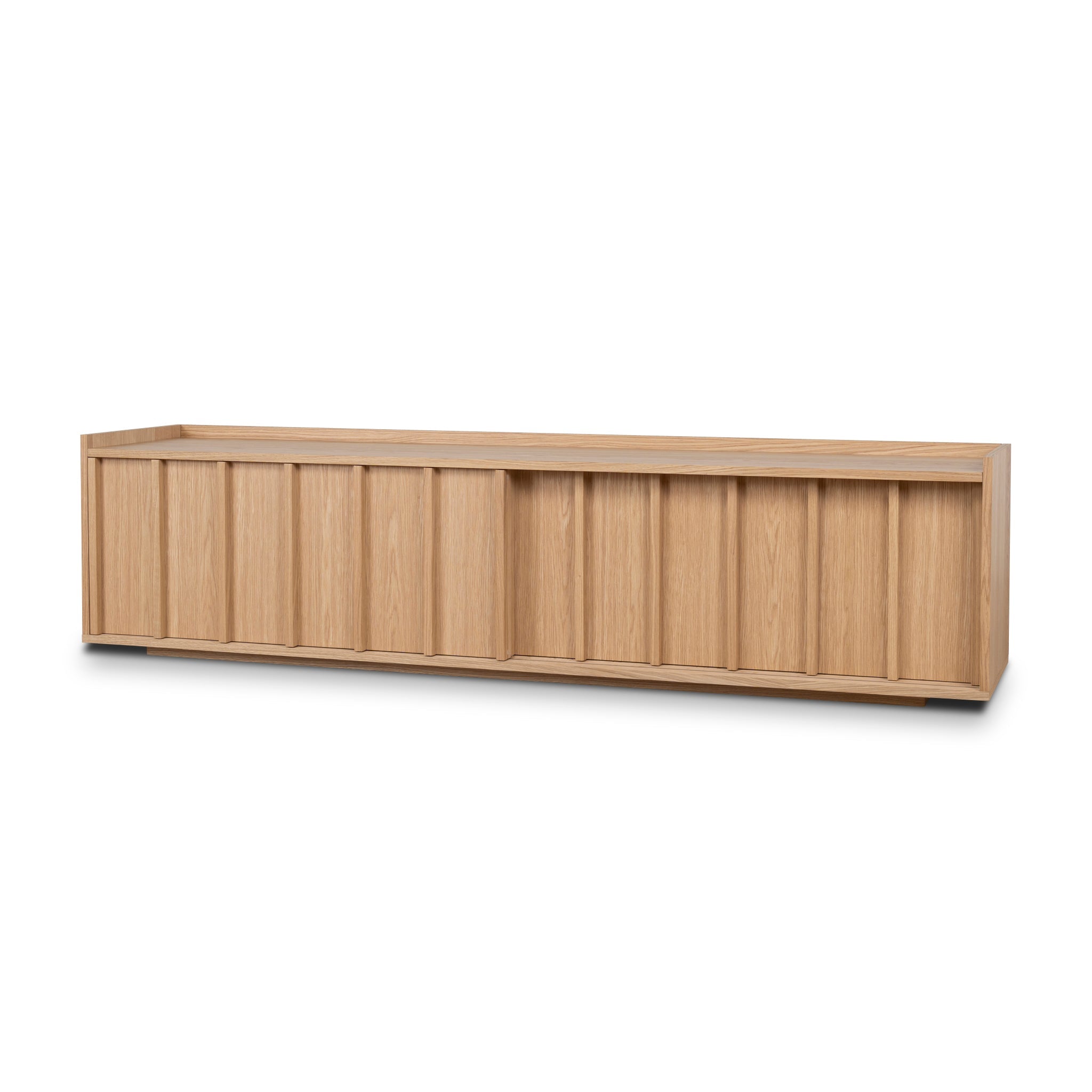Kobus 2m Wooden TV Entertainment Unit - Natural