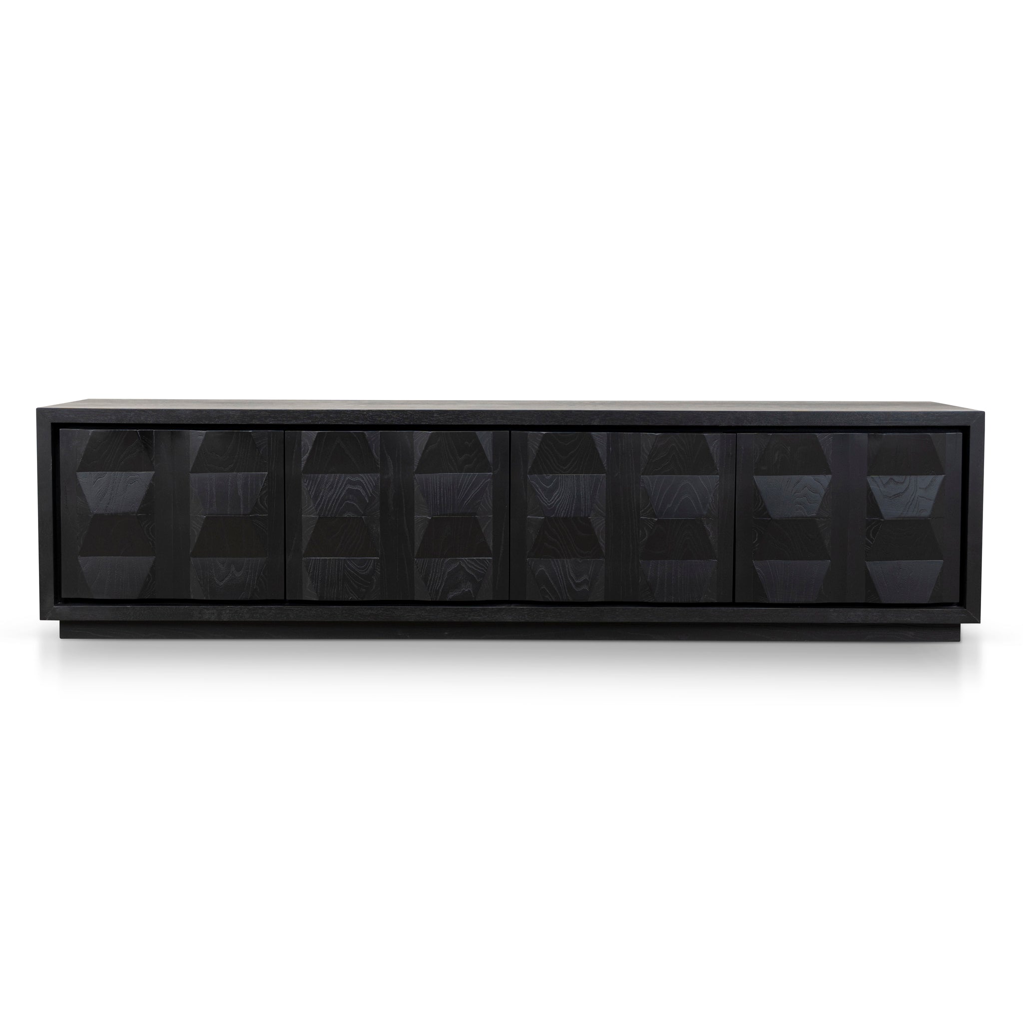 Monolith 2.2m TV Entertainment Unit - Full Black