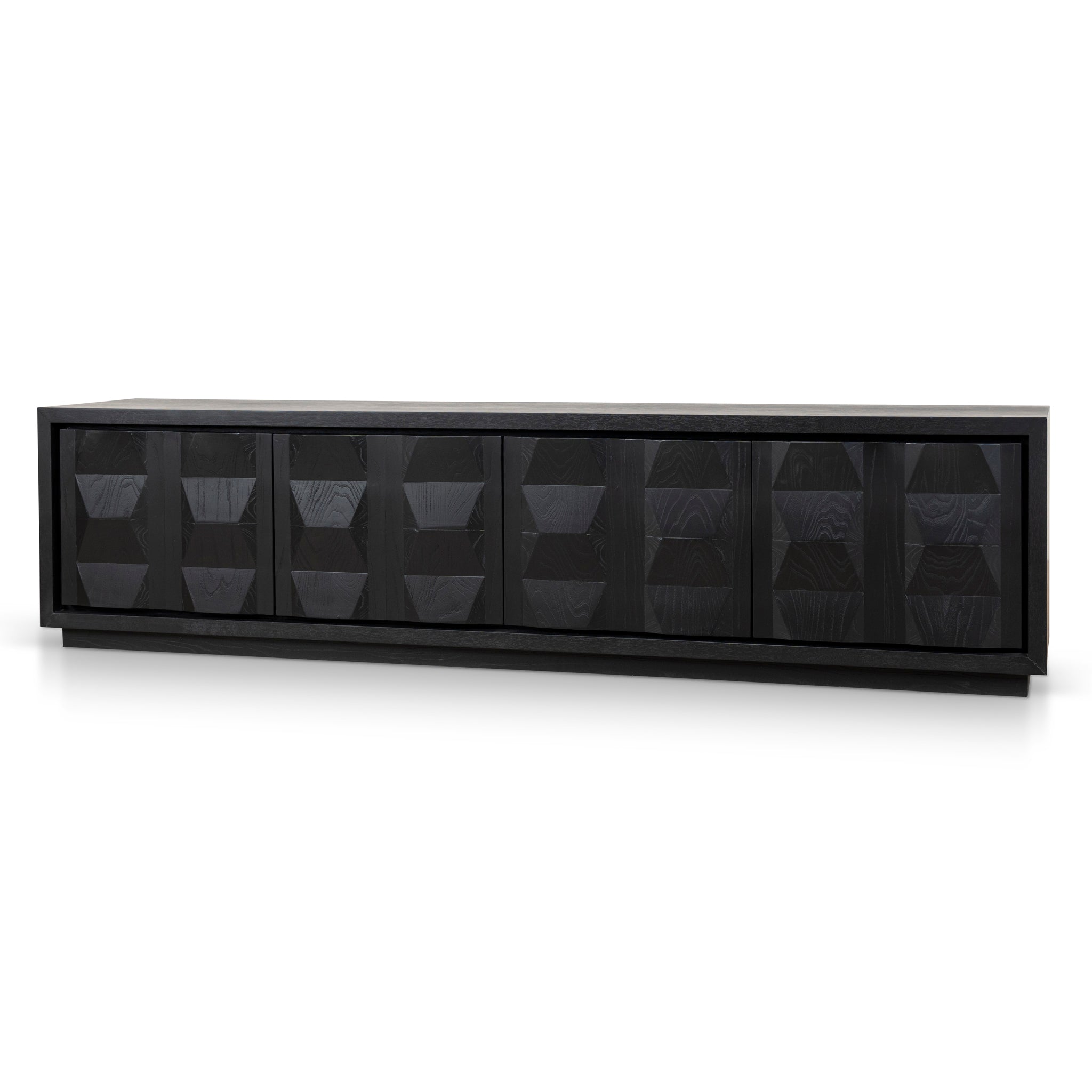 Monolith 2.2m TV Entertainment Unit - Full Black