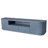 Elino 2m Veneer Top Entertainment TV Unit - Light Blue