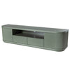 Elino 2m Veneer Top Entertainment TV Unit - Sage Green