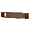 Eliza 2.0m–3.4m Extendable Walnut TV Entertainment Unit