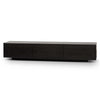 Letty 2.3m Wooden Entertainment Unit - Full Black