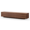 Letty 2.3m Wooden TV Entertainment Unit - Walnut