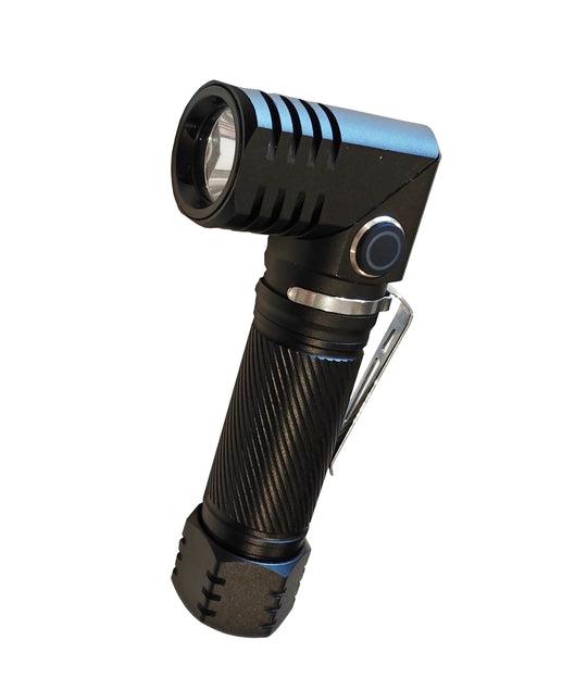 LED Rechargeable Torch W/Adjustable Head 6500K 1000 Lm