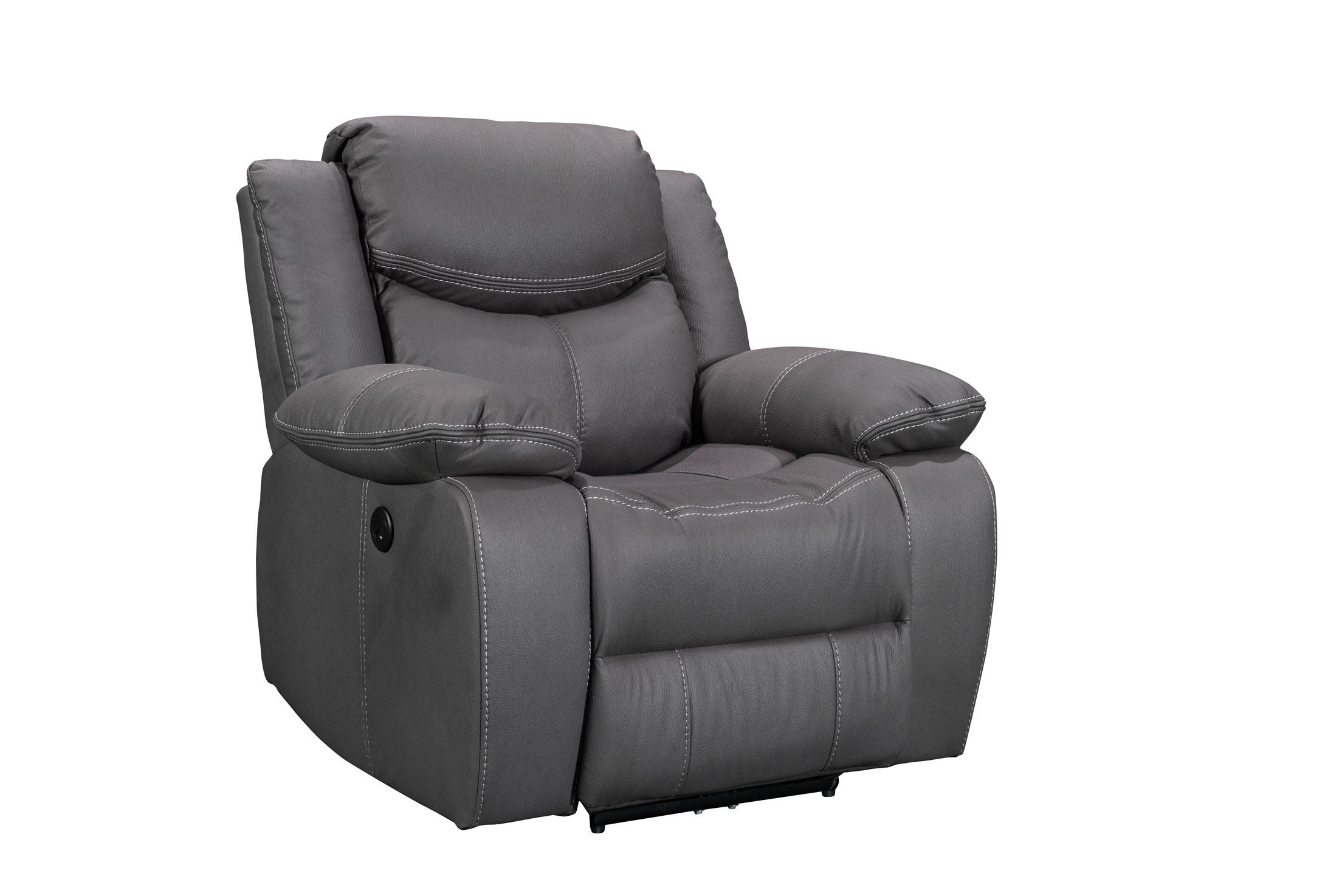 Urban 1 Seater Motion Recliner - Charcoal Technology Fabric