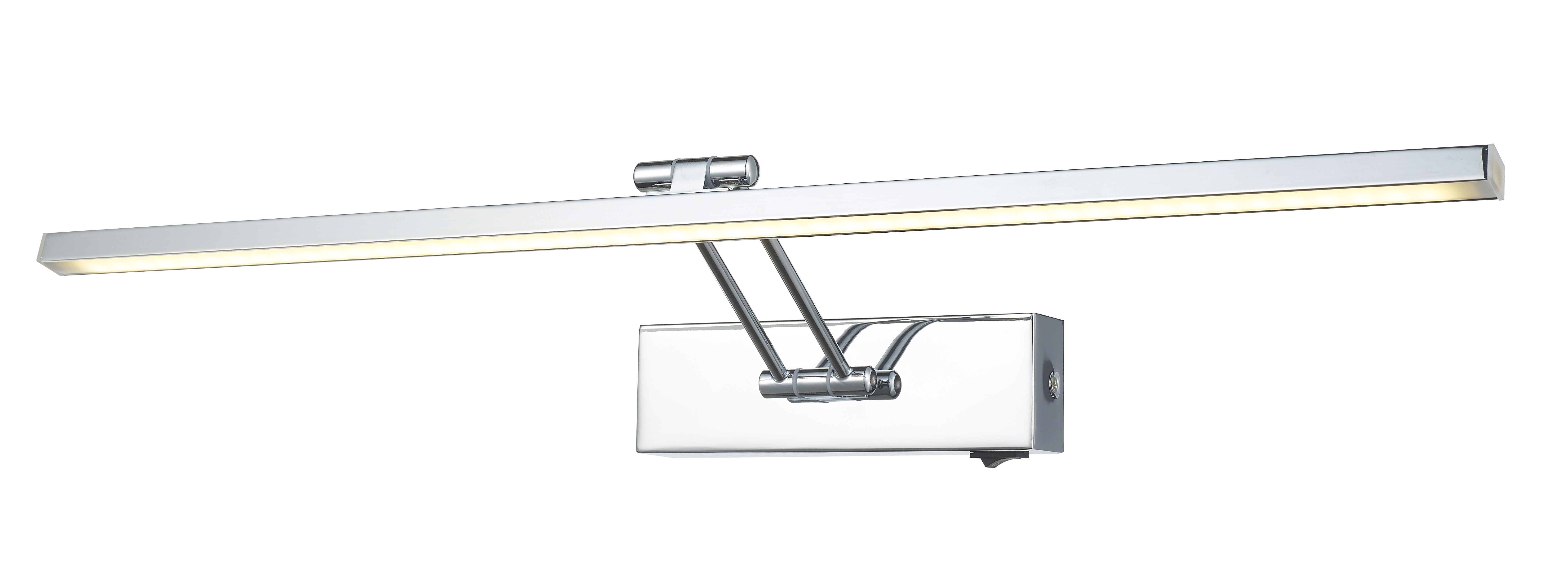 Wall Int S/M 20W Linear Adj Chrome Tri Dim Fr Diffuser L606 1334Lm