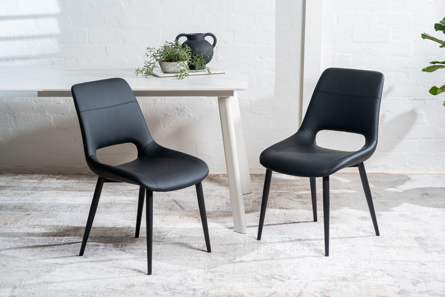 Vienna Dining Chair - Black (Set of 2)