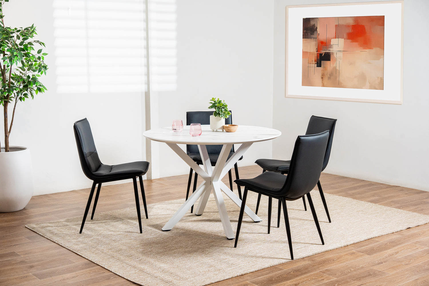 Luana Dining Chair - Black (Set of 2)