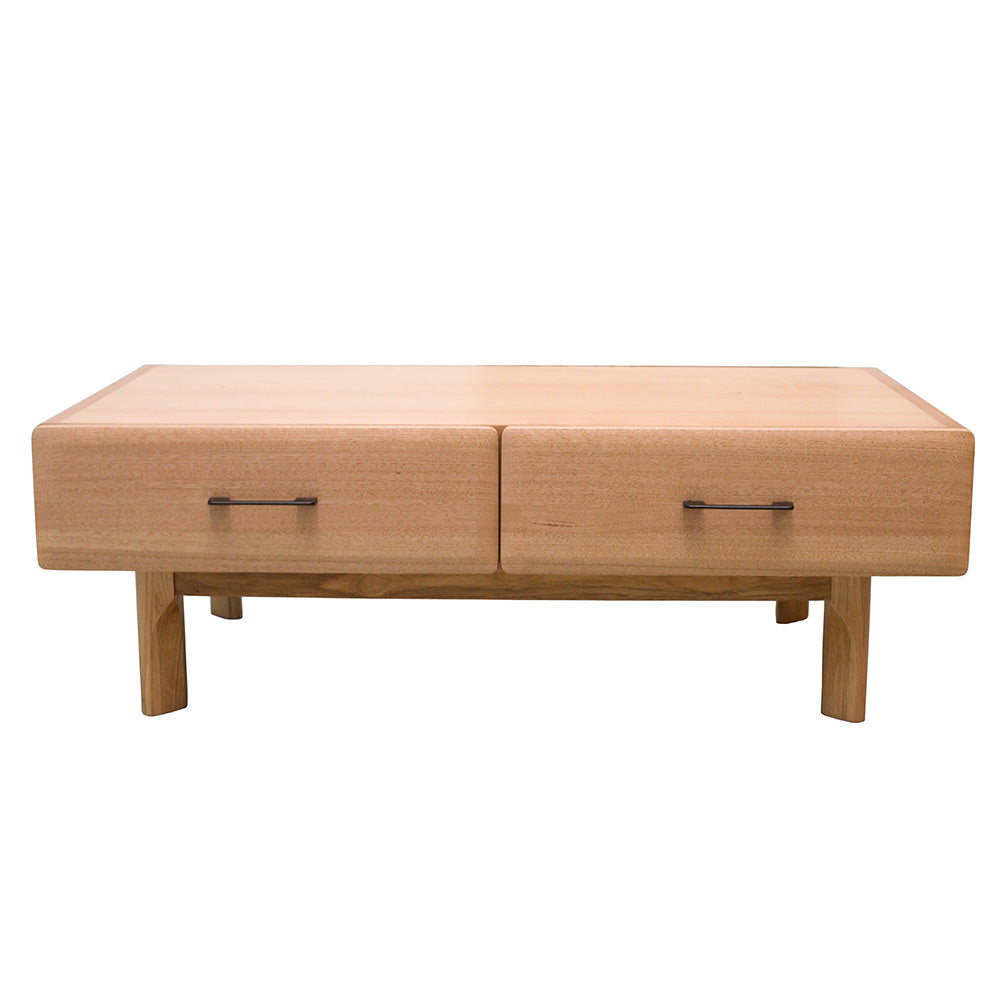 Vero Coffee Table 2 Drawer Wheat