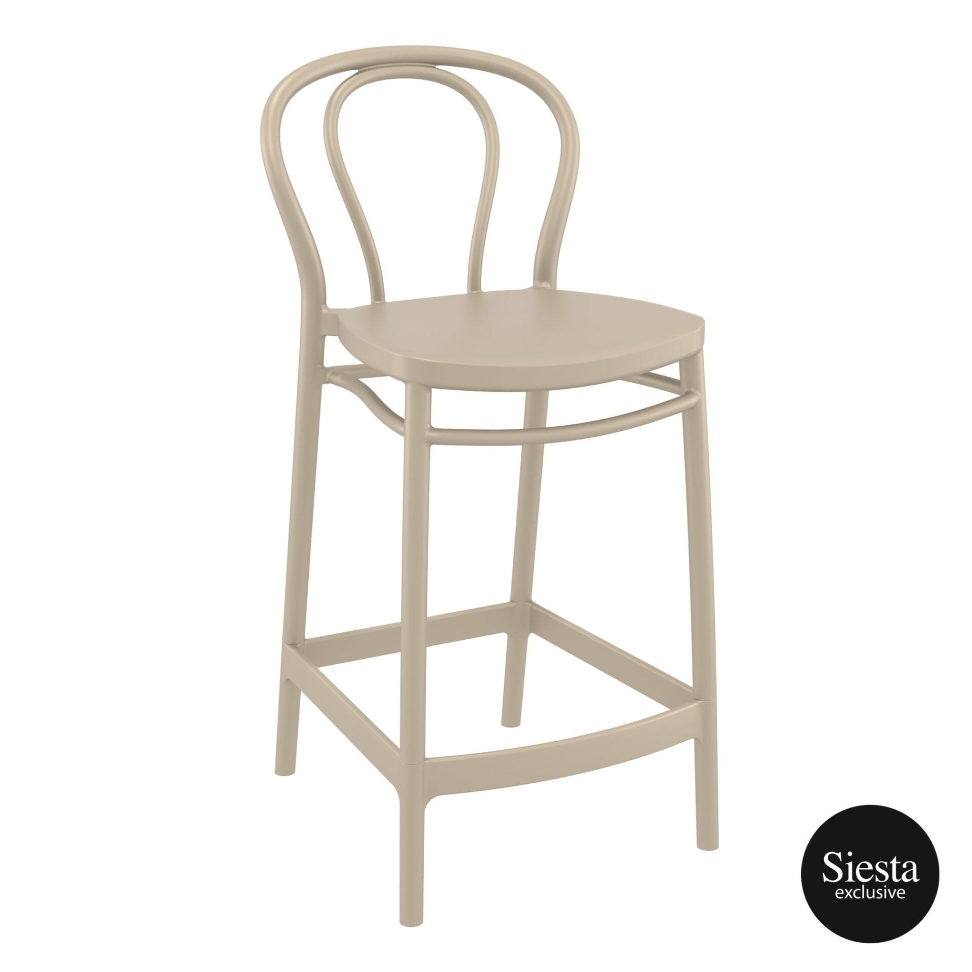 Victor Barstool 65 - Taupe