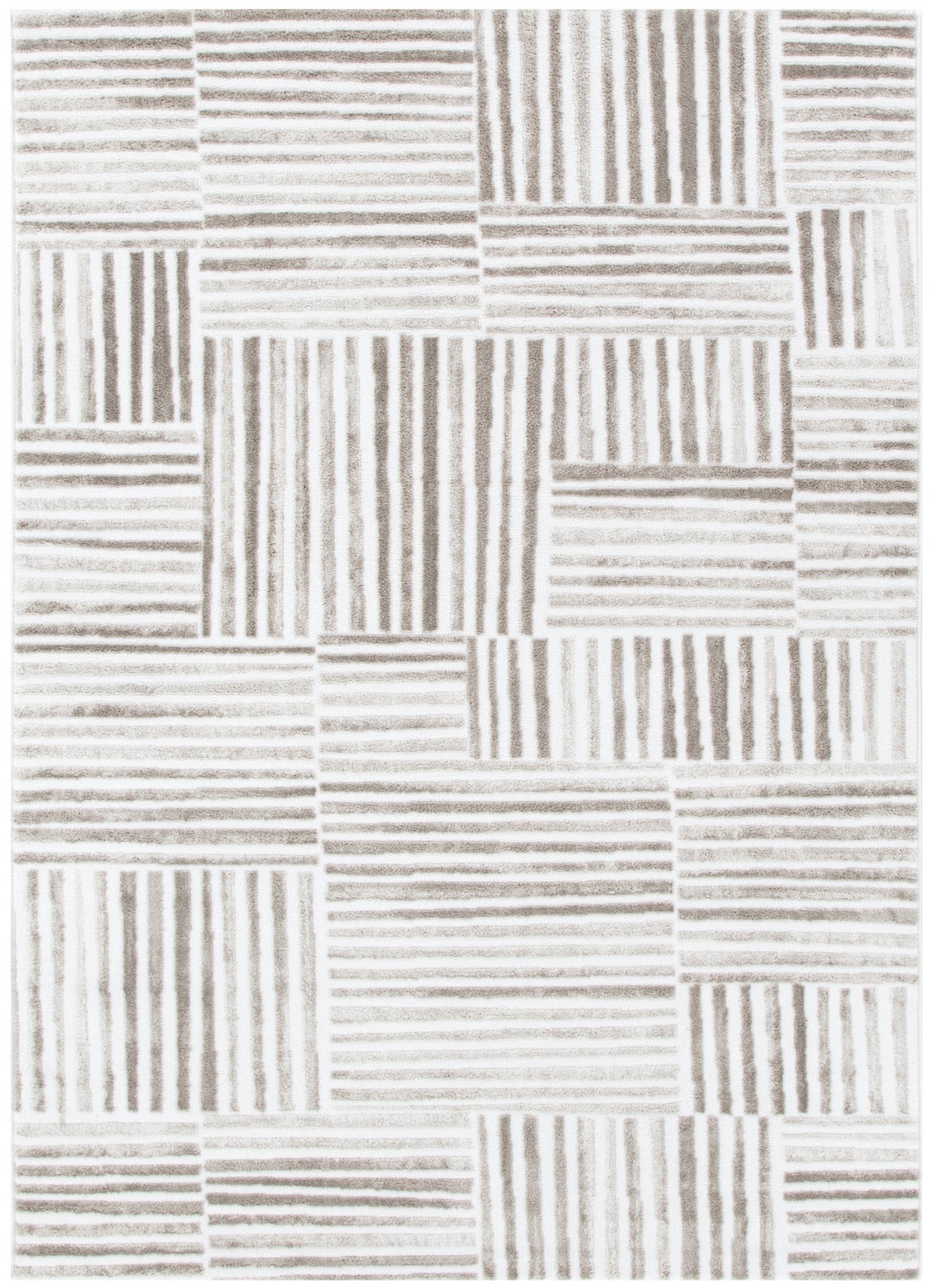 Werner Geometric Lines Beige Rug