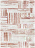 Werner Geometric Lines Rust Rug