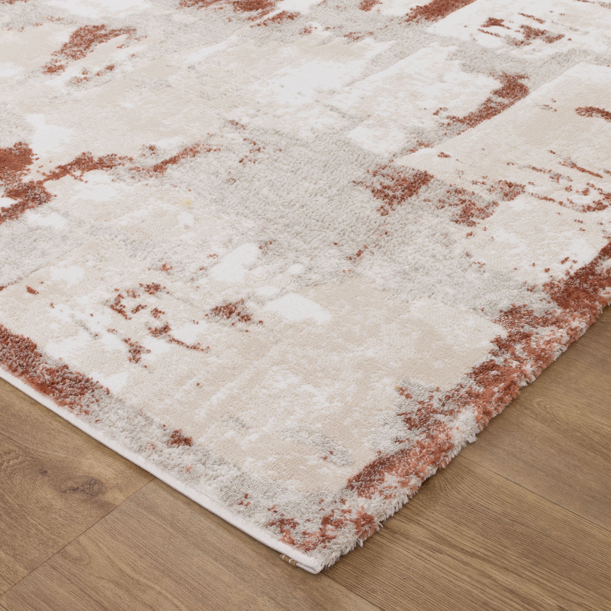 Werner Abstract Wash Rust Rug