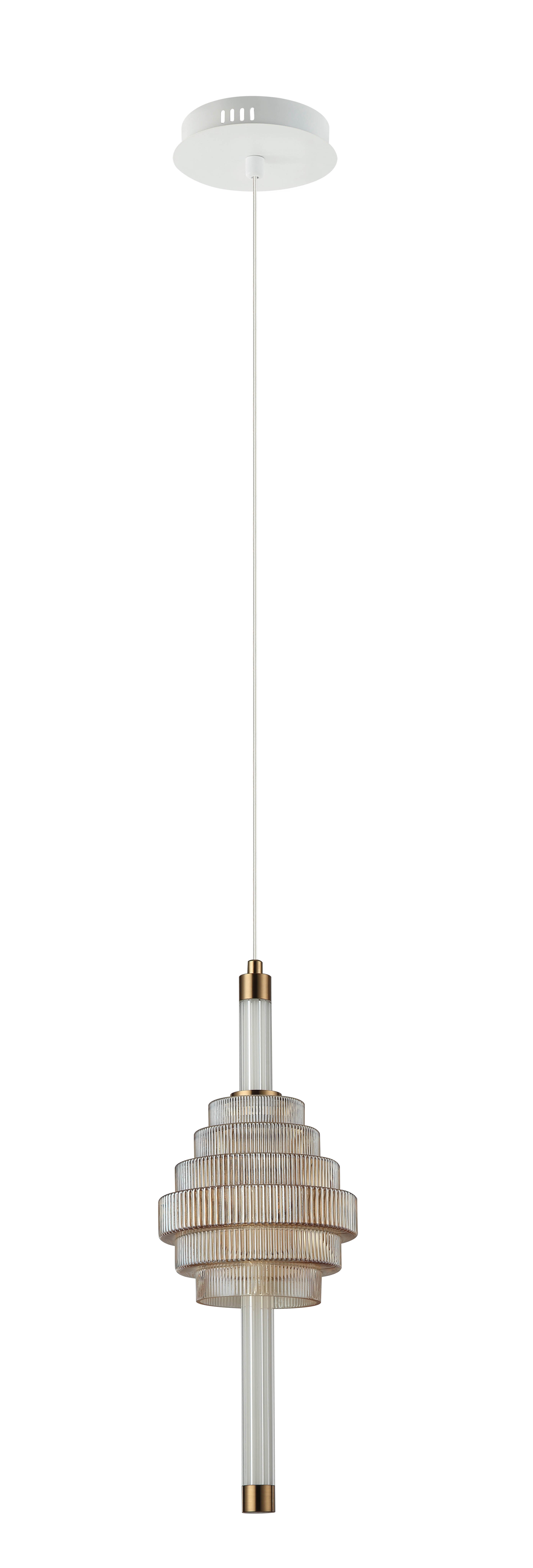 Pendant S/M LED Amber Spinning Top 5W Tri 3K/4K/6K 516 Lm