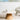 Waverley Round Coffee Table Travertine - White