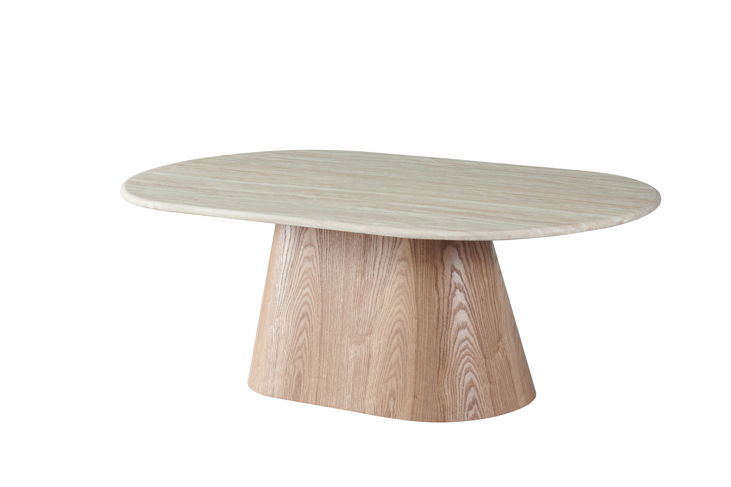 Waverley Coffee Table Travertine - White