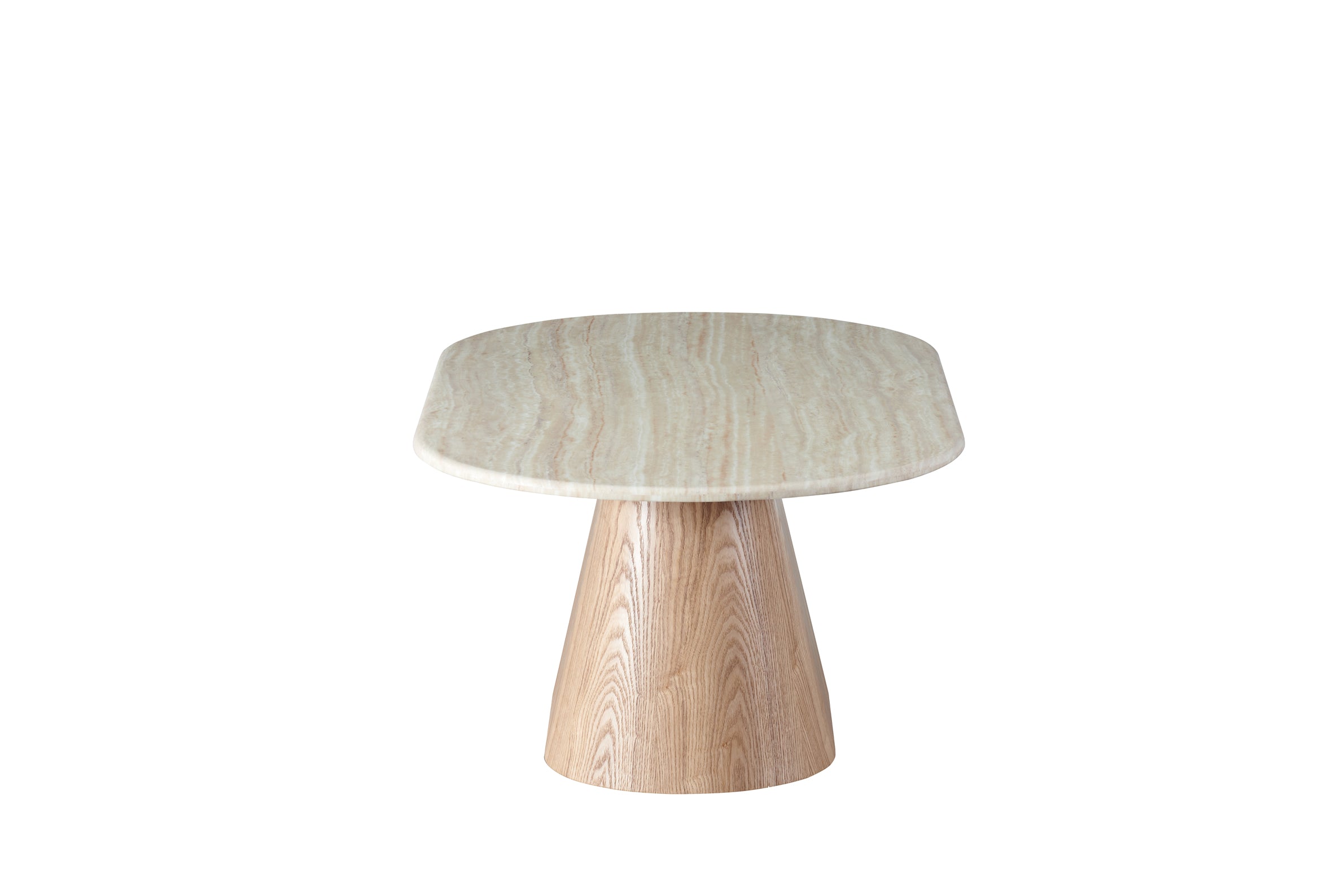 Waverley Coffee Table Travertine - White