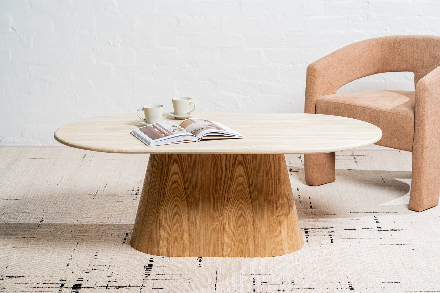 Calgary Occasional Chair - Coral