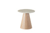 Waverley Side Table Travertine - White