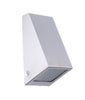 Wall Light Surface Mounted GU10 Wedge Stainless Steel IP44
