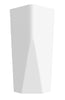 Wall S/M Up/Dn 11W LED Tri 351Lm IP65 Wedge White Alt Beam