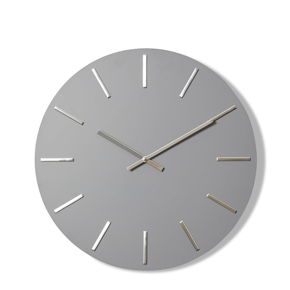 Maccus Wall Clock - Grey/Silver