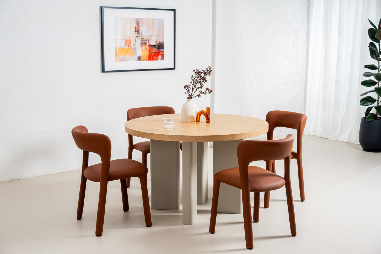 Madrid Dining Chair - Tan (Set of 2)