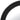 Loopy Reflect Mirror 82x92cm - Black