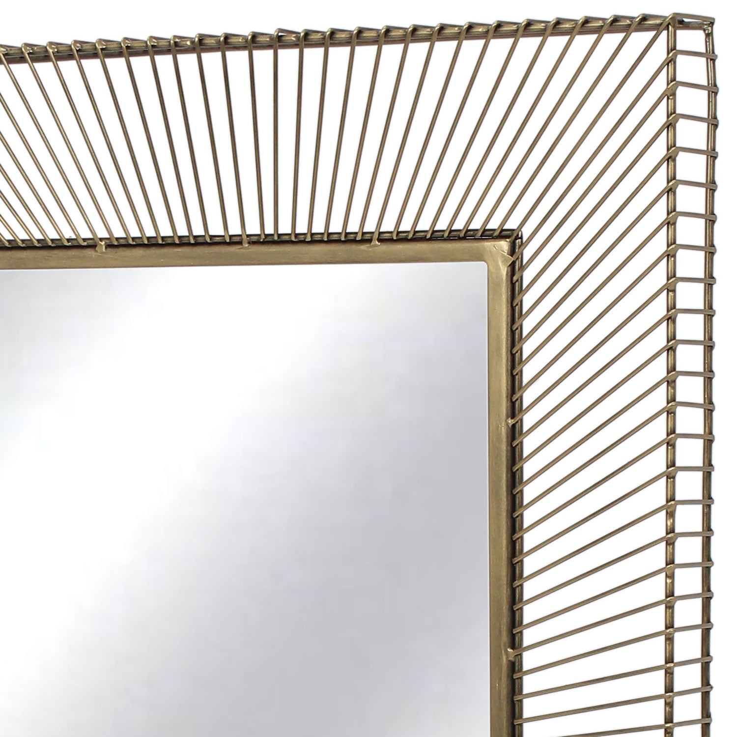 Shine Line Mirror 55x120cm - Gold
