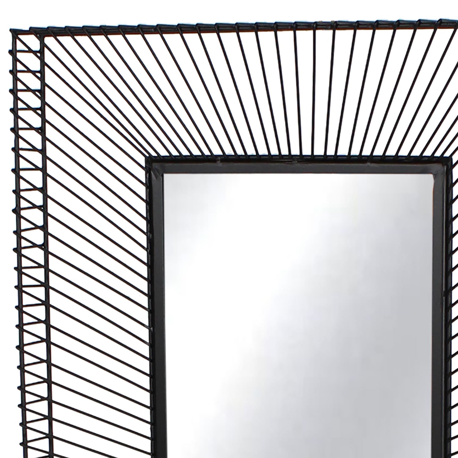 Shine Line Mirror 55x120cm - Black