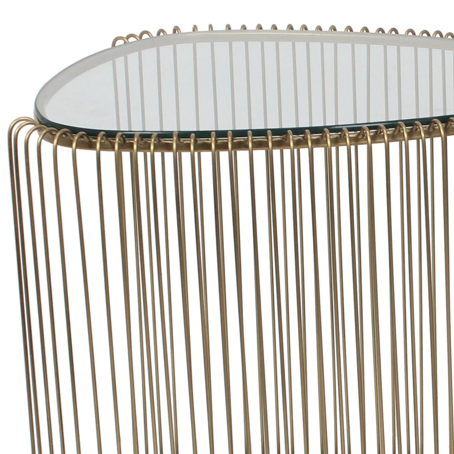 Line Up Sidetable - Gold (Set of 2)