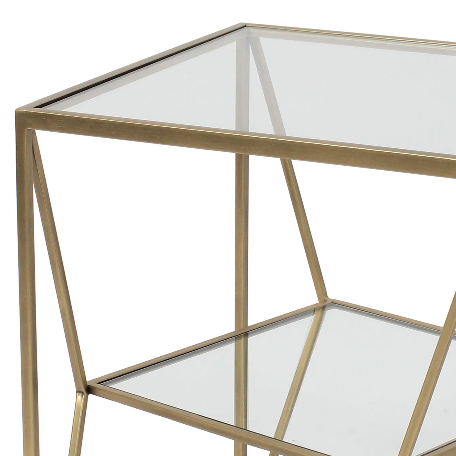 Cube Crisis Sidetable 40x50 - Gold