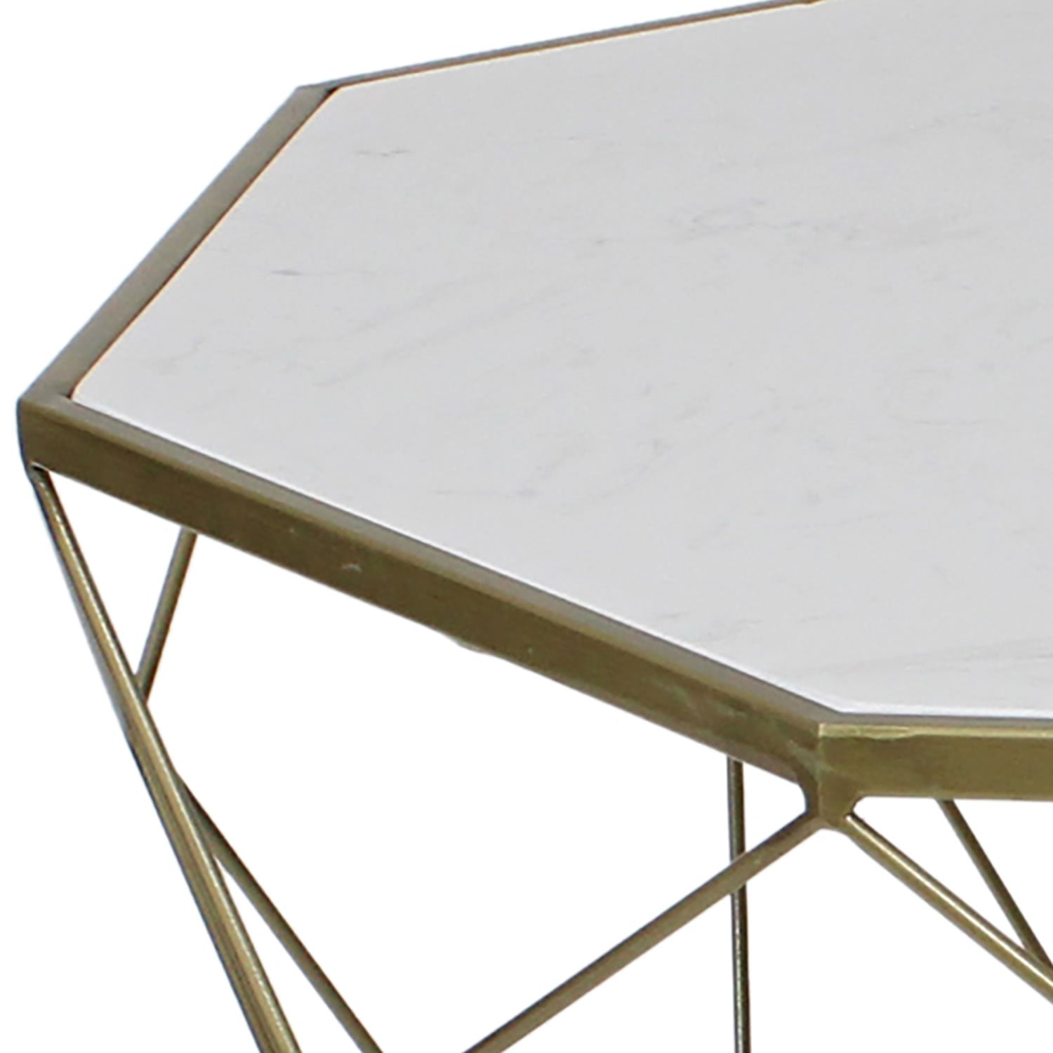 Geo Coffee Table 74x43cm - Gold