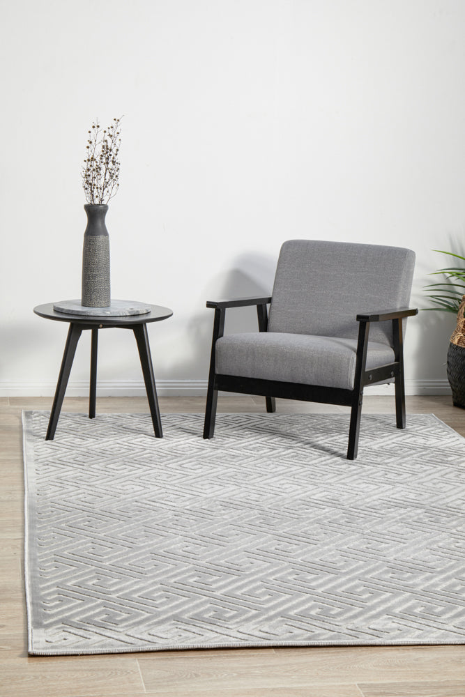 Yolanda Alice Silver Rug