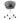 Amos Charcoal Designer Home Office Chair with White Base