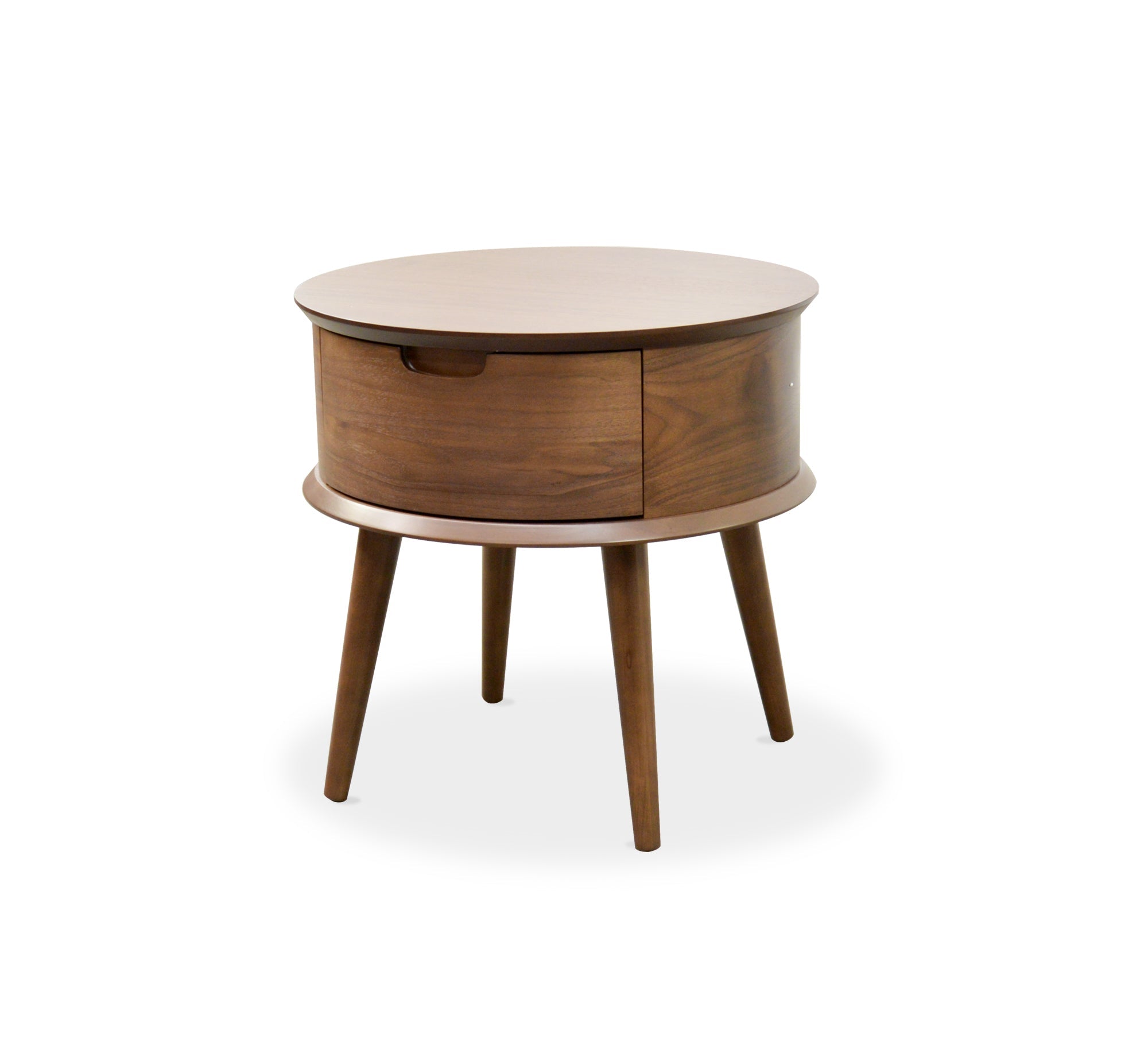 Asta Scandinavian Side Table - Walnut