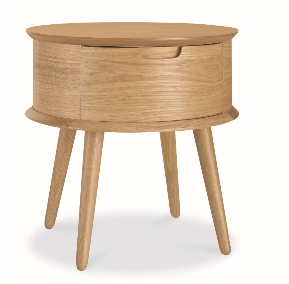 Asta Scandinavian Side Table - Walnut