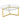 Janet 85cm Glass Round Coffee Table – Gold Base