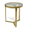 Marcelo 50cm Side Table - Brushed Gold Base