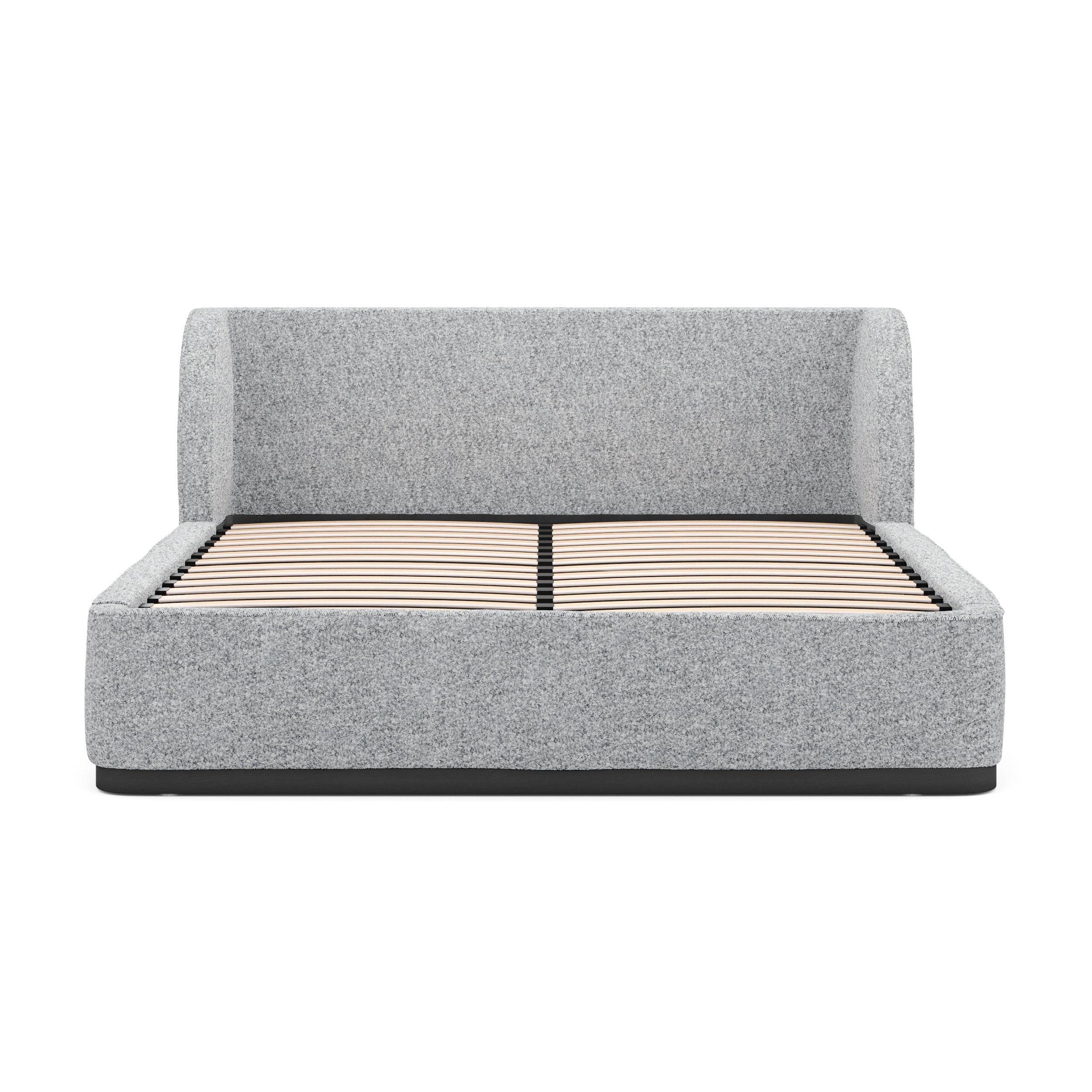Jamar Queen Bed Frame - Pepper Boucle