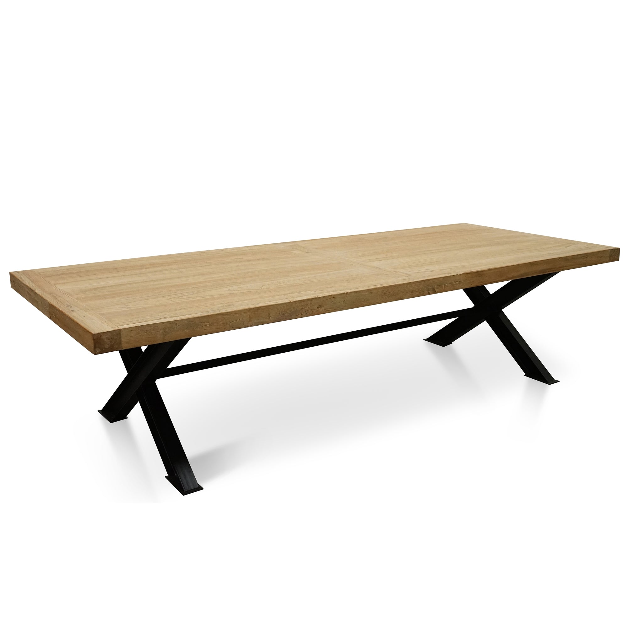 Harrison 3m Reclaimed 8 Seater Dining Table - Natural